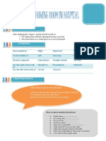 Asking and Showing Rooms in Hospital Task