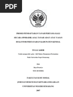Download pendaftran tanah pertama kali by marthtjulu SN50290337 doc pdf