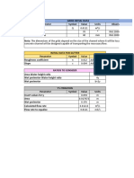 Initial Data and Calculations for Clarifier Design