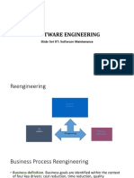 Software Engineering: Slide Set 07: Software Maintenance