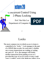 Concurrent Control Using 2-Phase Locking: Prof. Sin-Min Lee Department of Computer Science