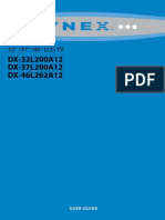 Dx-32l200a12 Dx-37l200a12 Dx-46l262a12: 32" /37" /46" LCD TV
