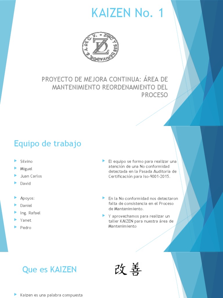 KAIZEN No 1 | PDF | Innovación | Business