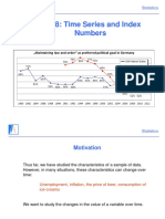 Time Series Analysis and Index Numbers