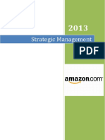 161898963 Amazon Strategic Management Analysis Report