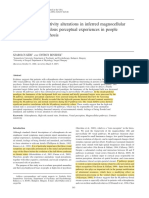 Visual Contrast Sensitivity Alterations in Inferred Magnocellular Pathways and Anomalous Perceptual Experiences in People at High-Risk For Psychosis