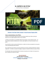 Estudio Del Espiritu de Piton