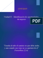 Unidad II - Identificación de Oportundiades de Negocio