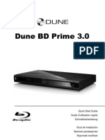 Dune BD Prime 30 Quick Start Guide
