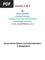 Government System and Administration in Bangladesh Power Point