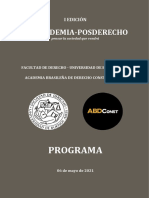PROGRAMA - Pospandemia. Posderecho (I Edición)
