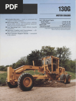 Ficha Tecnica Motoniveladora Caterpillar 130 G