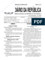 Decreto Presidencial 161 - 18 - Regulamento de Importação de Veículos