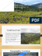 Temperate Woodland and Shrubland