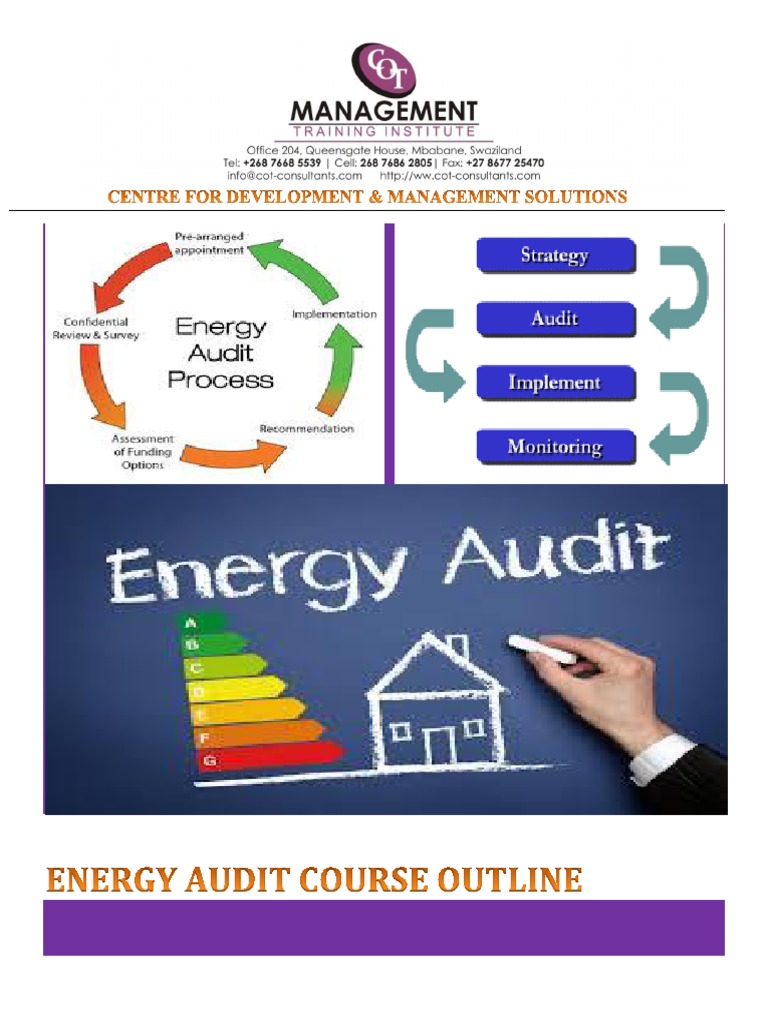 Energy Audit Training Course Outline | PDF | Audit | Heat Transfer