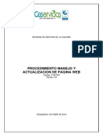 P-08-004 V.4. MANEJO Y ACTUALIZACION PAG WEB