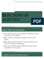 Week 6 Reactions of Alkynes