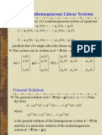 CH 7.9: Nonhomogeneous Linear Systems: The General Theory of A Nonhomogeneous System of Equations