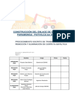 Remoción asfaltada enlace vial Paramonga-Pativilca