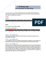 ITC Lab 1D Array Bubble Sort