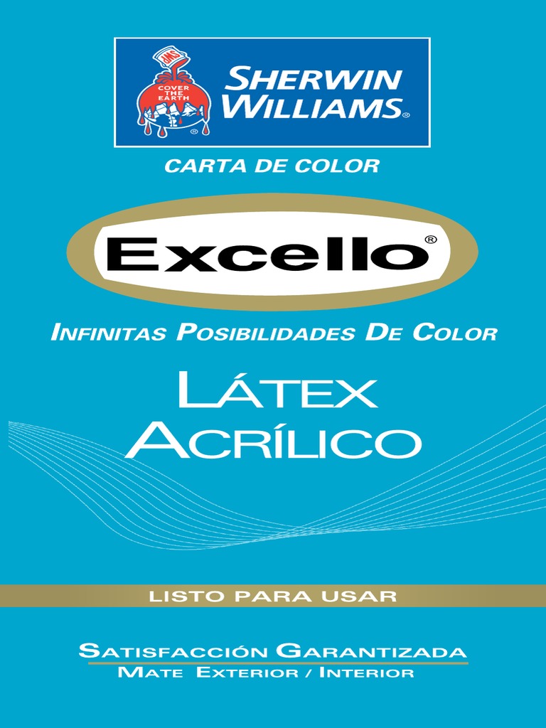 Carta de Color Excello Látex | PDF, image size:768x1024