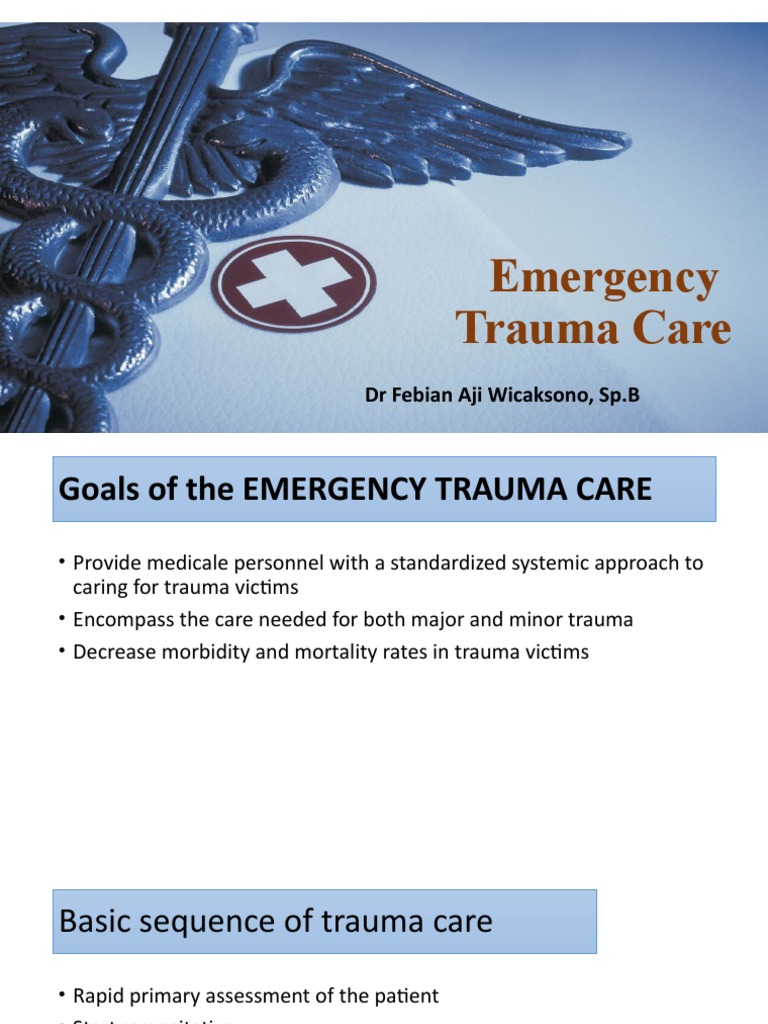 Emergency Trauma Care Guidelines | PDF | Major Trauma | Cardiopulmonary ...