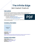 Chartered Company Template