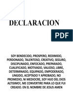 DECLARACION