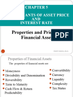 CHAPTER 5 PROPERTY AND PRICING OF FINANCIAL ASSETS