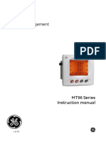GE Energy Energy Management: MT96 Series Instruction Manual