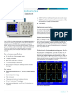 Digital Storage Oscilloscopes: TDS1000C-EDU Series Datasheet