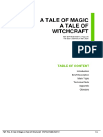 A Tale of Magic A Tale of Witchcraft