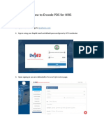 How To Encode Pds For Hris Step by Step Instructions