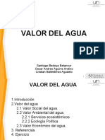 Valor Del Agua