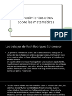 Conocimientos Otros Sobre Las Matemáticas