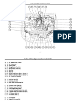 F6 F15 B1 F16 F7 E1 A31: Position of Parts in Engine Compartment
