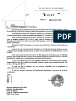 Courrier Fritch à Macron - Cannabis Thérapeutique