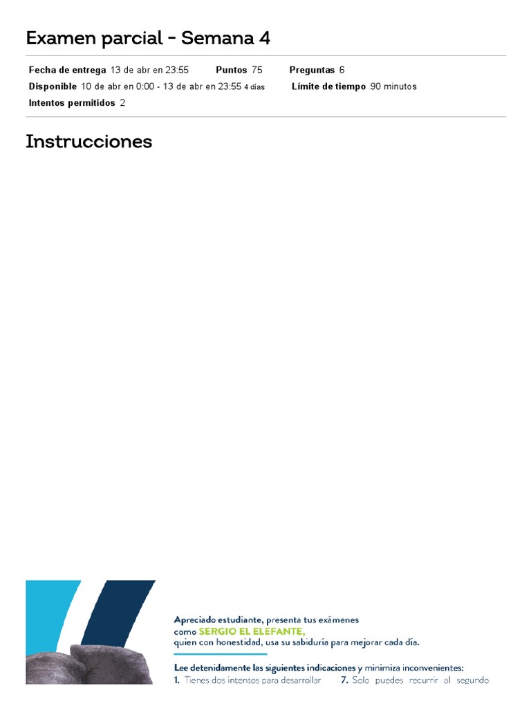 Examen Parcial - Semana 4 - RA - PRIMER BLOQUE-SIMULACION GERENCIAL ...