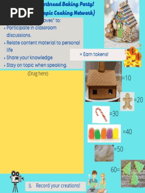 gingerbread house bulletin board