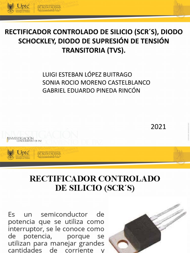 Diodo Shockley Presentacion PDF Diodo Dispositivos semiconductores