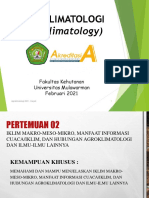 02 Agroklimatologi - Iklim Makro-Meso-Mikro, Manfaat Dan Hubungan Dengan Ilmu Lain