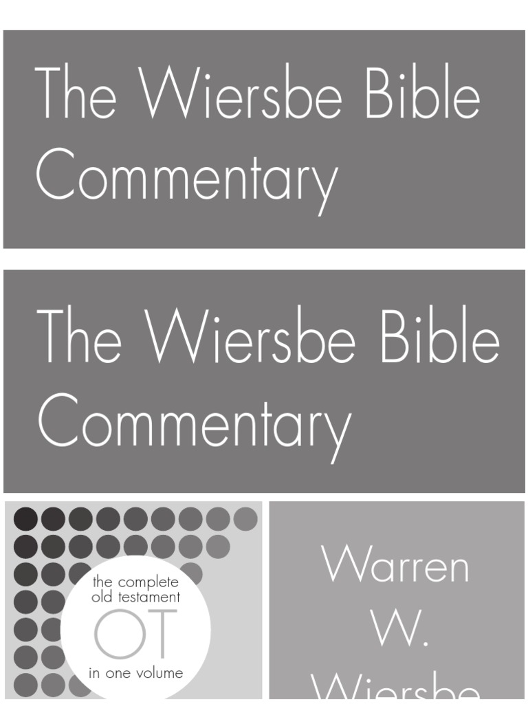 Wiersbe Bible Commentary Pdf Free Download