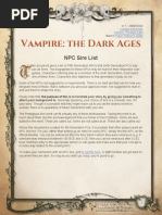 VTM V5 Character Sheet Template | PDF