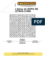 Sopa de Letras Administracion