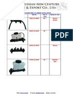 Brake Master Cylinder Catalogue Picture Oe No Dia or Size Model & Year