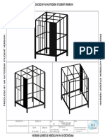 Descripcion Dirigido A: Esc: 1:25 Esquema en 3D Sobre El Diseño Estructual Nota: Cada Medida Esta Dada en Metros (M) Firma Contacto