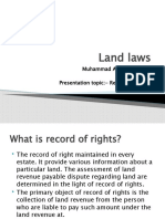 Land laws