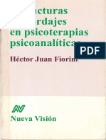 Fiorini Estructuras y Abordajes en Psicoterapia Psicoanalitica