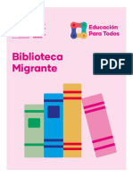 Guía Que Desarrolla Los Contenidos A La Base Del Programa Biblioteca Migrante