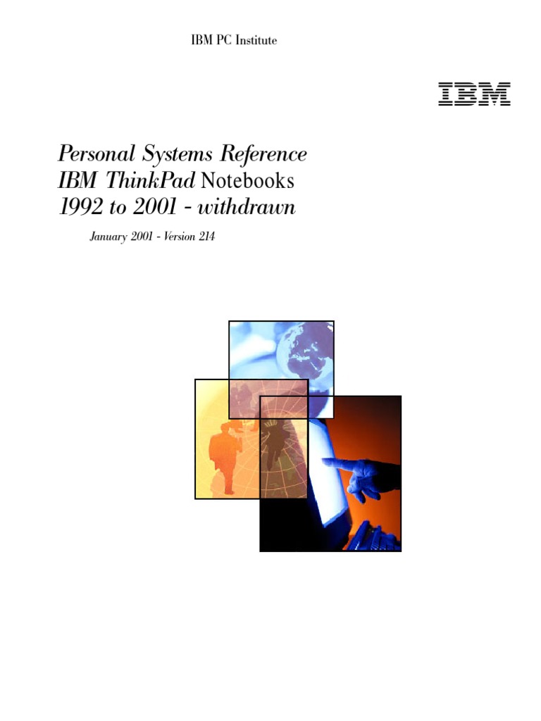 Personal System Reference IBM Thinkpad 1992to 2001 | PDF | Floppy